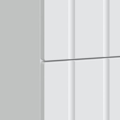 Bedside Cabinet White 62 x 34.5 x 49.5 cm Engineered Wood