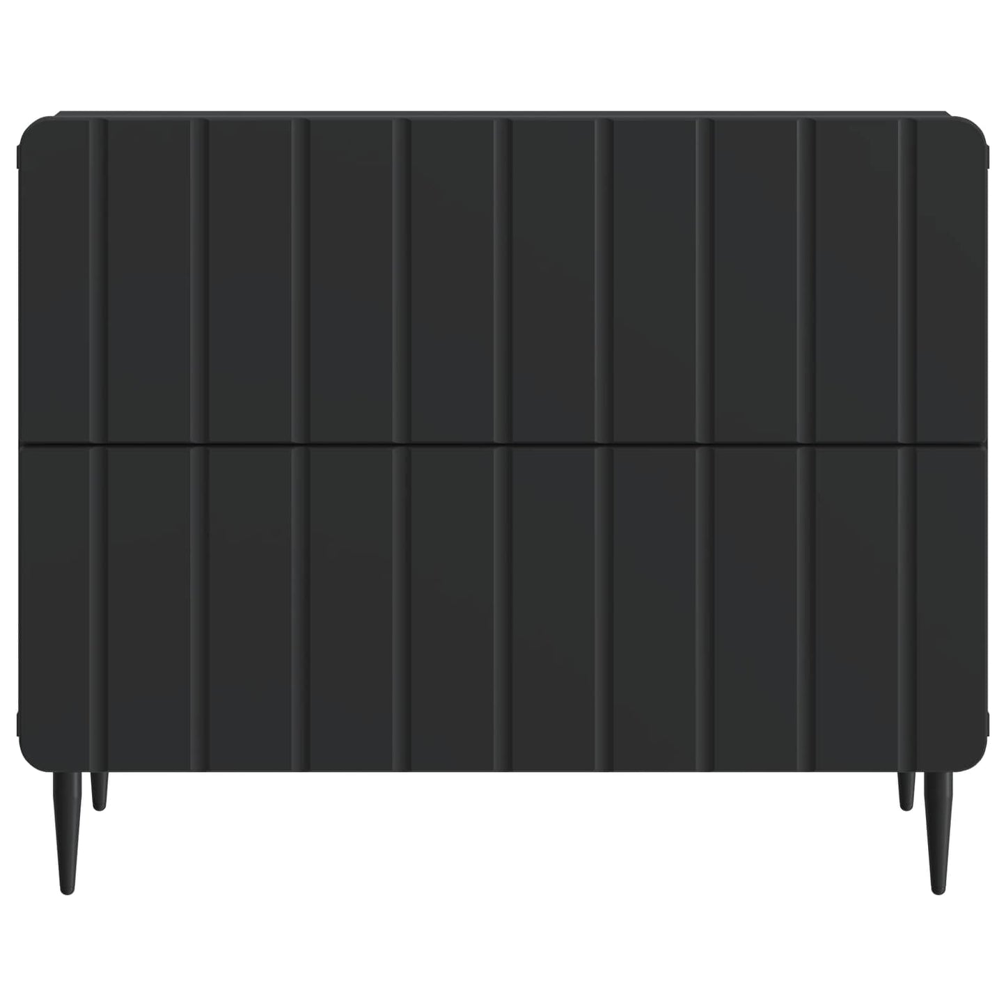 Bedside Cabinet Black 62 x 34.5 x 49.5 cm Engineered Wood