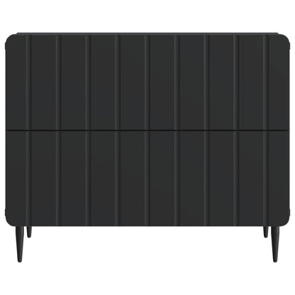 Bedside Cabinet Black 62 x 34.5 x 49.5 cm Engineered Wood