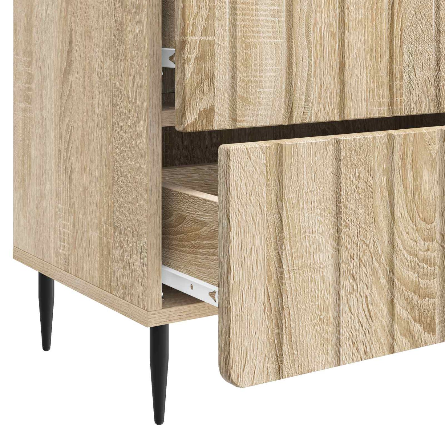 Bedside Cabinet Sonoma Oak 62 x 34.5 x 49.5 cm Engineered Wood