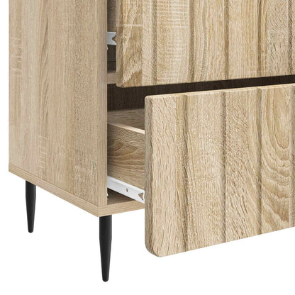 Bedside Cabinet Sonoma Oak 62 x 34.5 x 49.5 cm Engineered Wood