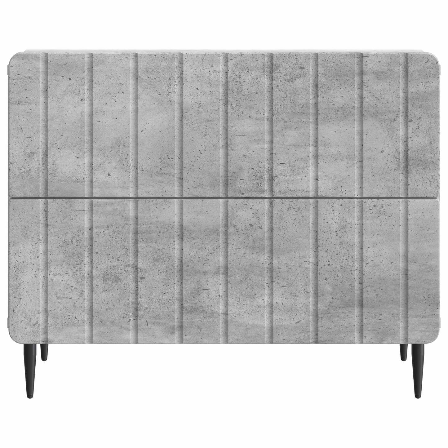 Bedside Cabinet with Drawer Concrete Grey 62 x 34.5 x 49.5 cm