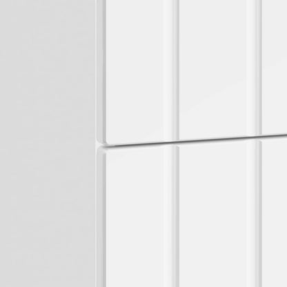 Bedside Cabinet High Gloss White 62 x 34.5 x 49.5 cm