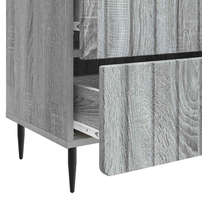 Bedside Cabinet Grey Sonoma 62 x 34.5 x 49.5 cm Engineered Wood