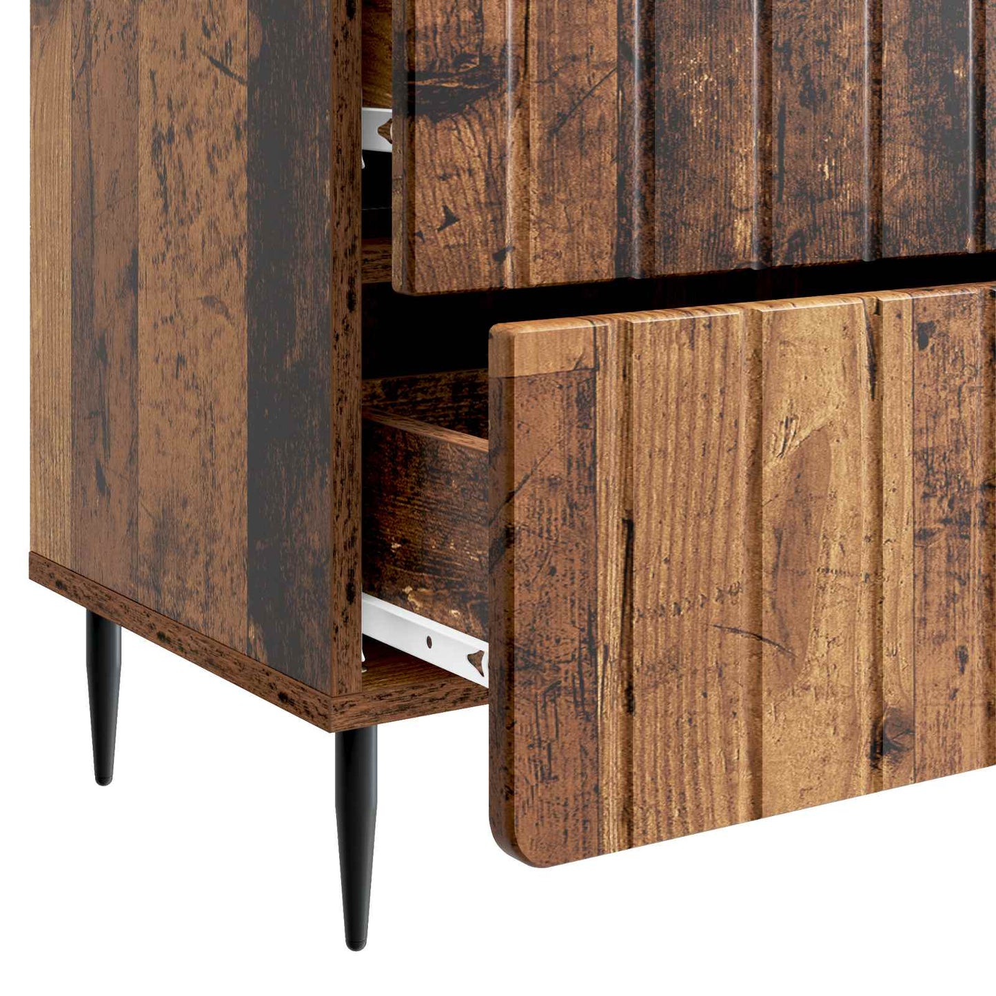 Bedside Cabinet Old Wood 62 x 34.5 x 49.5 cm Engineered Wood