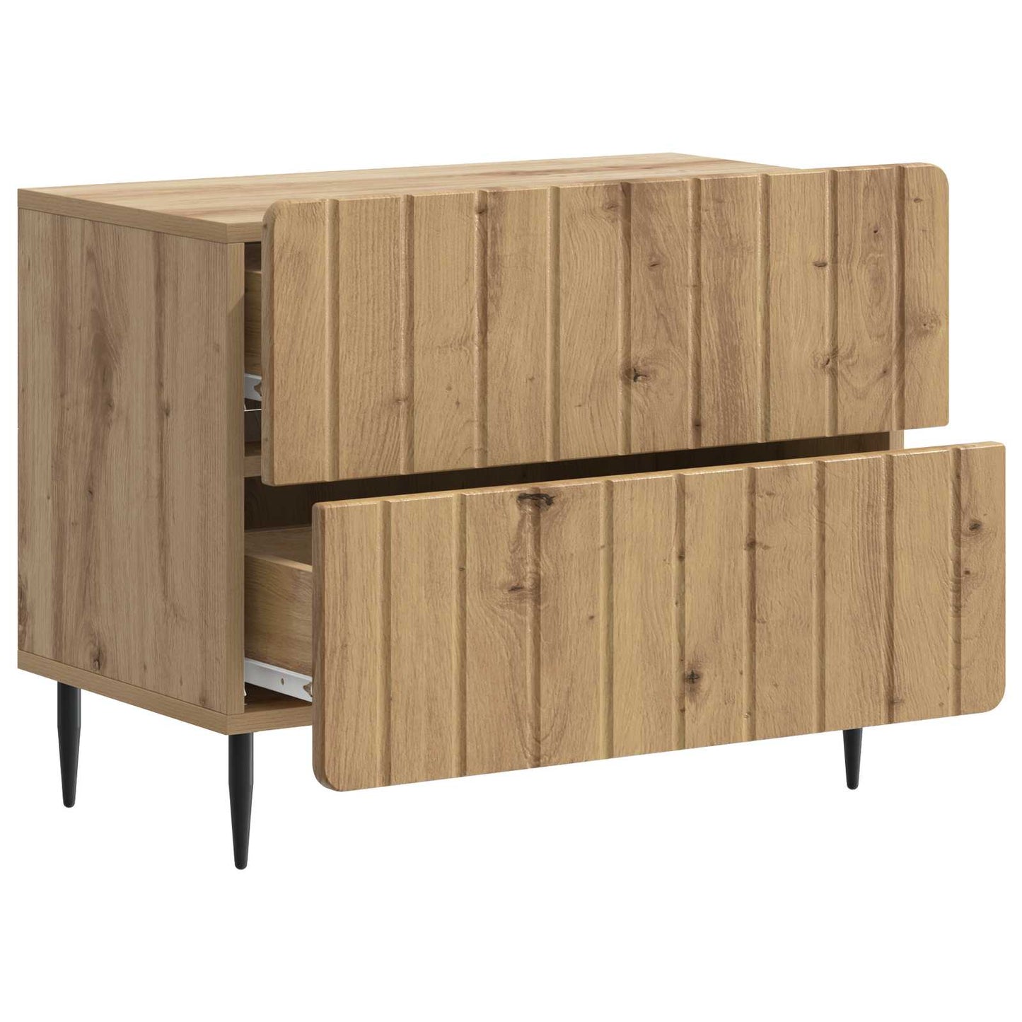 Bedside Cabinet Artisan Oak 62 x 34.5 x 49.5 cm Engineered Wood