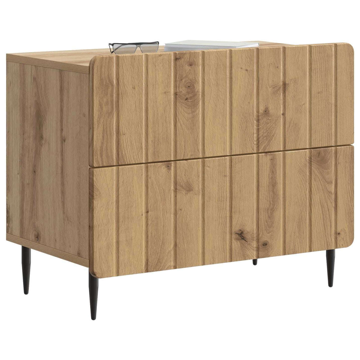 Bedside Cabinet Artisan Oak 62 x 34.5 x 49.5 cm Engineered Wood