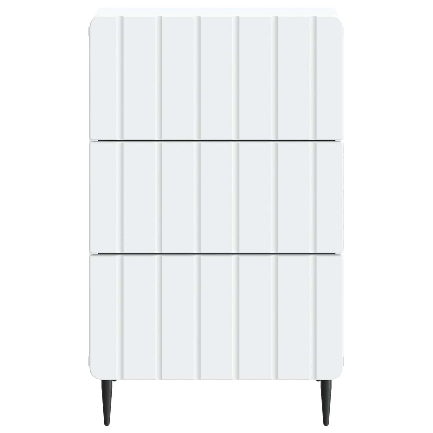 Bedside Cabinet White 43x 41 x 68 cm Engineered Wood