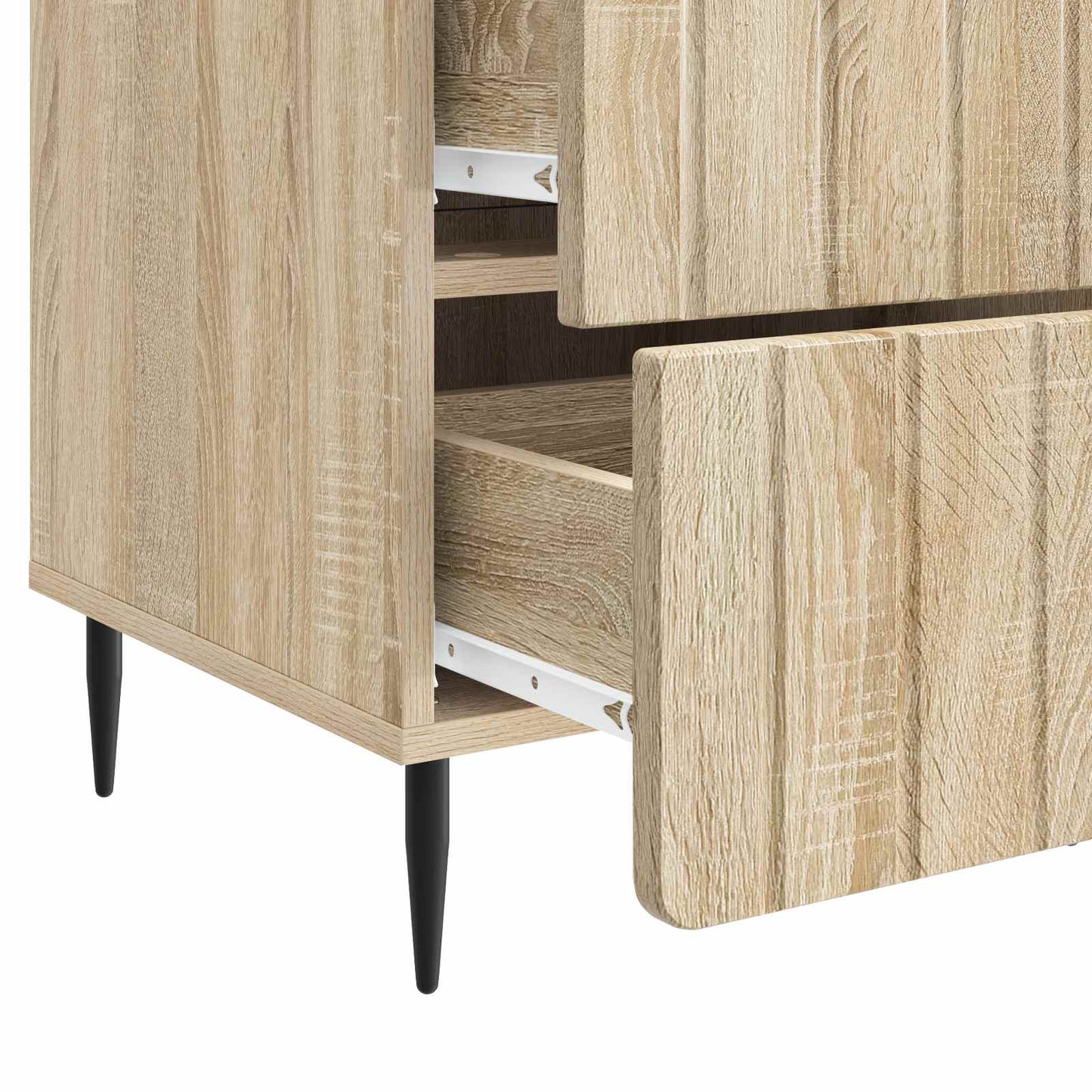 Bedside Cabinet Sonoma Oak 43x 41 x 68 cm Engineered Wood