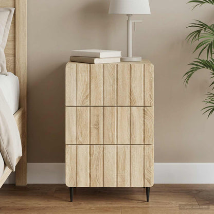Bedside Cabinet Sonoma Oak 43x 41 x 68 cm Engineered Wood