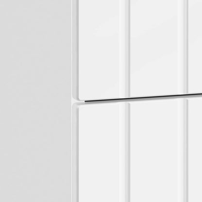 Bedside Cabinet High Gloss White 43x 41 x 68 cm Engineered Wood