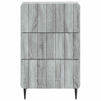 Bedside Cabinet Grey Sonoma 43x 41 x 68 cm Engineered Wood