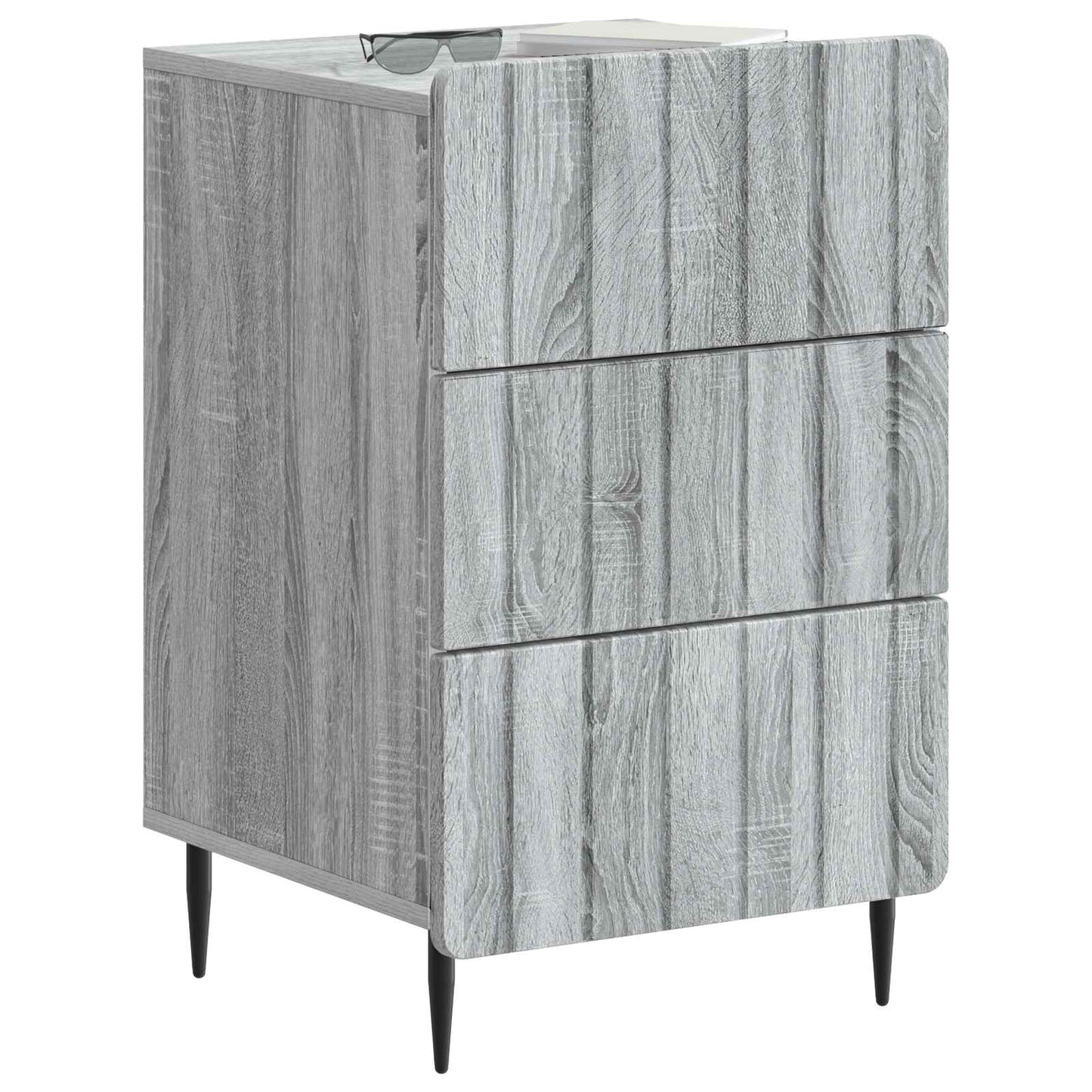 Bedside Cabinet Grey Sonoma 43x 41 x 68 cm Engineered Wood