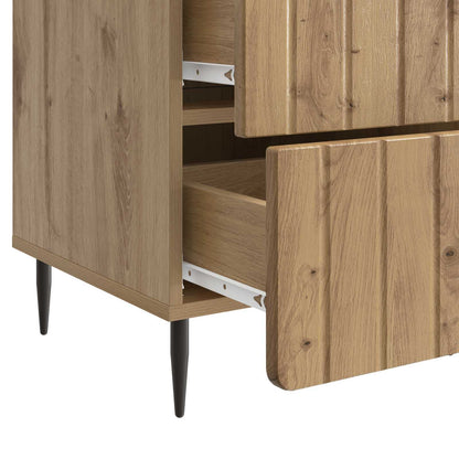 Bedside Cabinet Artisan Oak 43x 41 x 68 cm Engineered Wood