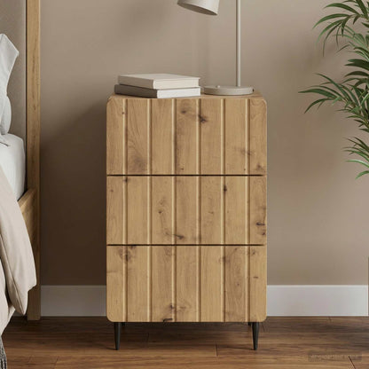 Bedside Cabinet Artisan Oak 43x 41 x 68 cm Engineered Wood