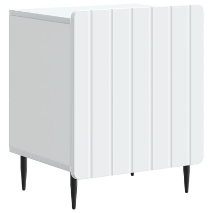 Bedside Cabinet 2 pcs White 43 x 34.5 x 52 cm Engineered Wood