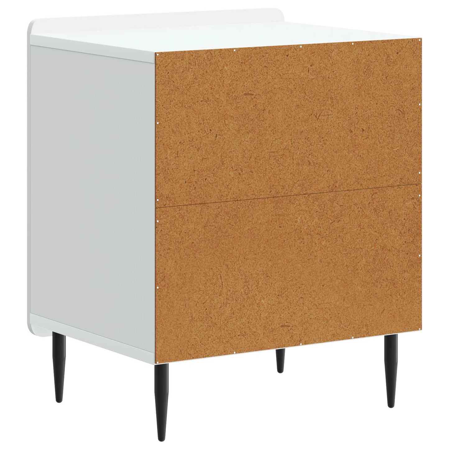 Bedside Cabinet 2 pcs White 43 x 34.5 x 52 cm Engineered Wood