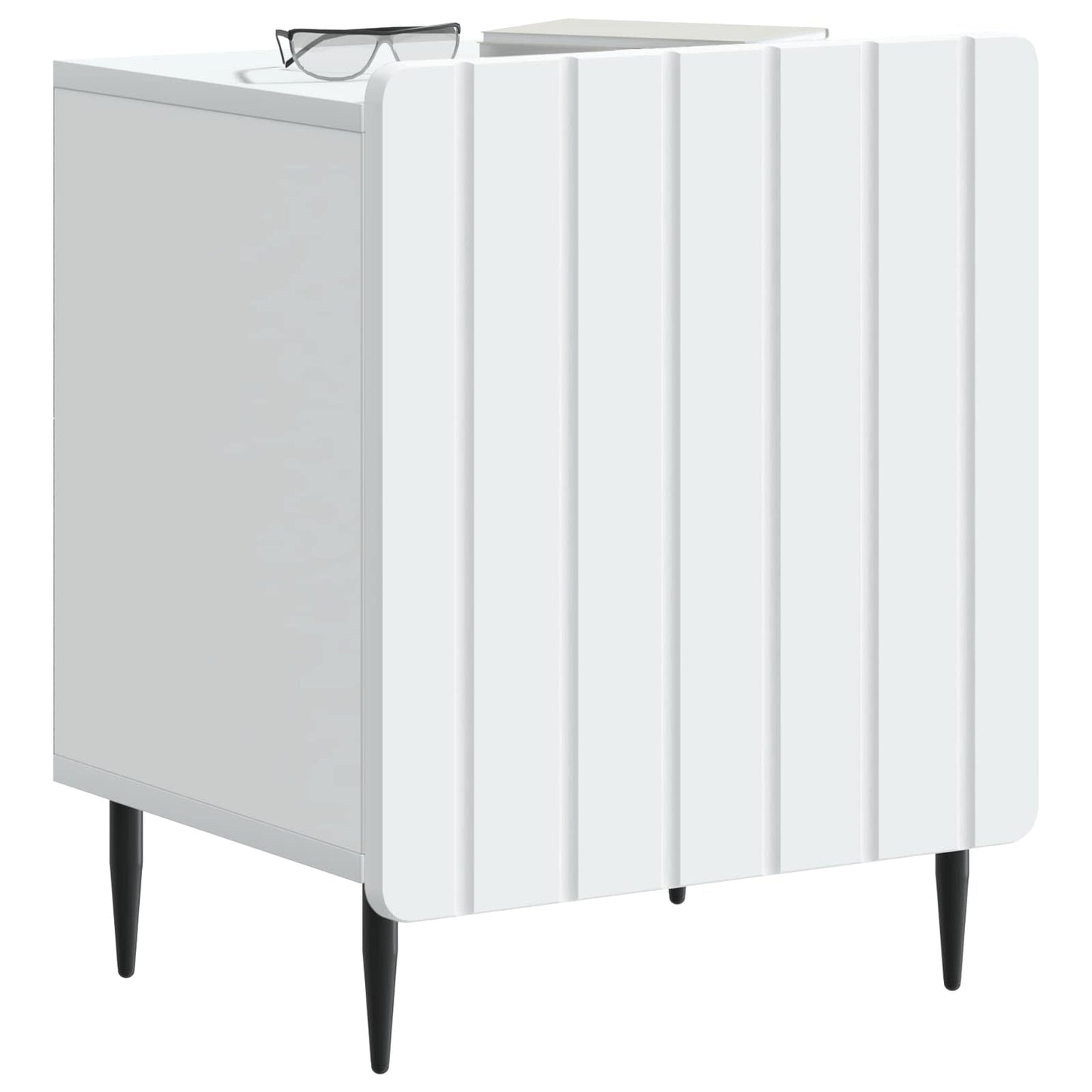 Bedside Cabinet 2 pcs White 43 x 34.5 x 52 cm Engineered Wood