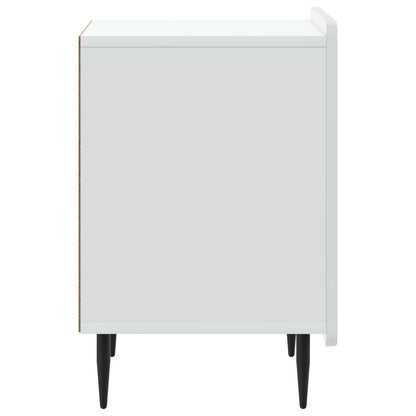 Bedside Cabinet 2 pcs White 43 x 34.5 x 52 cm Engineered Wood