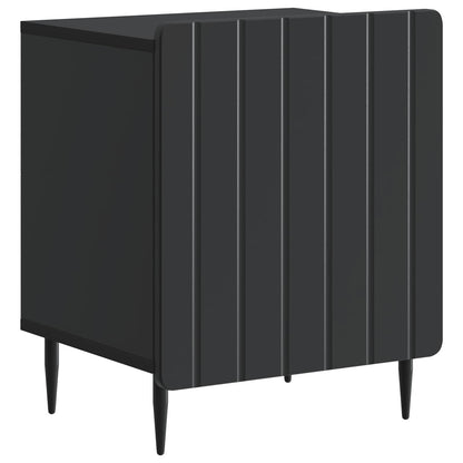 Bedside Cabinet 2 pcs Black 43 x 34.5 x 52 cm Engineered Wood