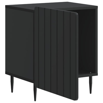 Bedside Cabinet 2 pcs Black 43 x 34.5 x 52 cm Engineered Wood