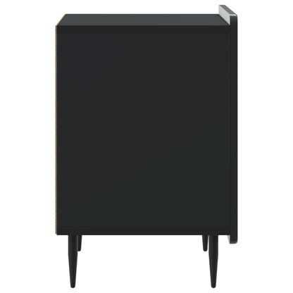 Bedside Cabinet 2 pcs Black 43 x 34.5 x 52 cm Engineered Wood