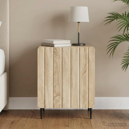Bedside Cabinet Sonoma Oak 43 x 34.5 x 52 cm Engineered Wood