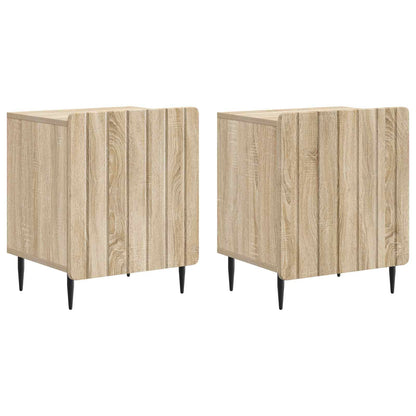 Bedside Cabinet 2 pcs Sonoma Oak 43 x 34.5 x 52 cm