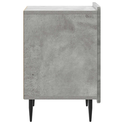 Bedside Cabinet Concrete Grey 43 x 34.5 x 52 cm Engineered Wood