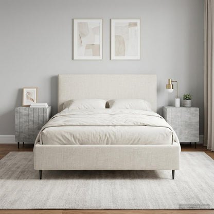 Bedside Cabinet 2 pcs Concrete Grey 43 x 34.5 x 52 cm