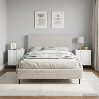 Bedside Cabinet 2 pcs High Gloss White 43 x 34.5 x 52 cm