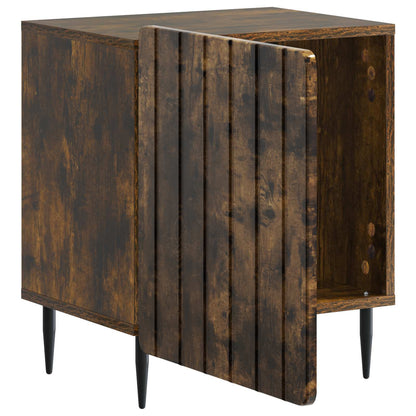 Bedside Cabinet 2 pcs Smoked Oak 43 x 34.5 x 52 cm