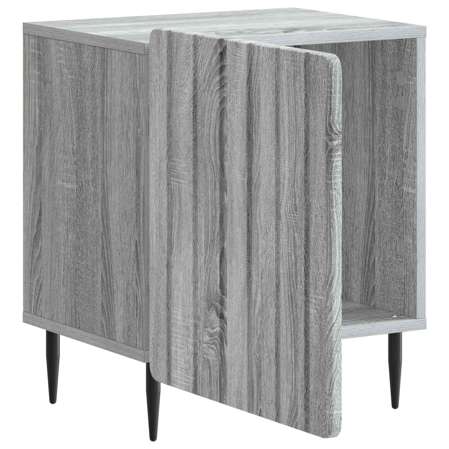 Bedside Cabinet Grey Sonoma 43 x 34.5 x 52 cm Engineered Wood