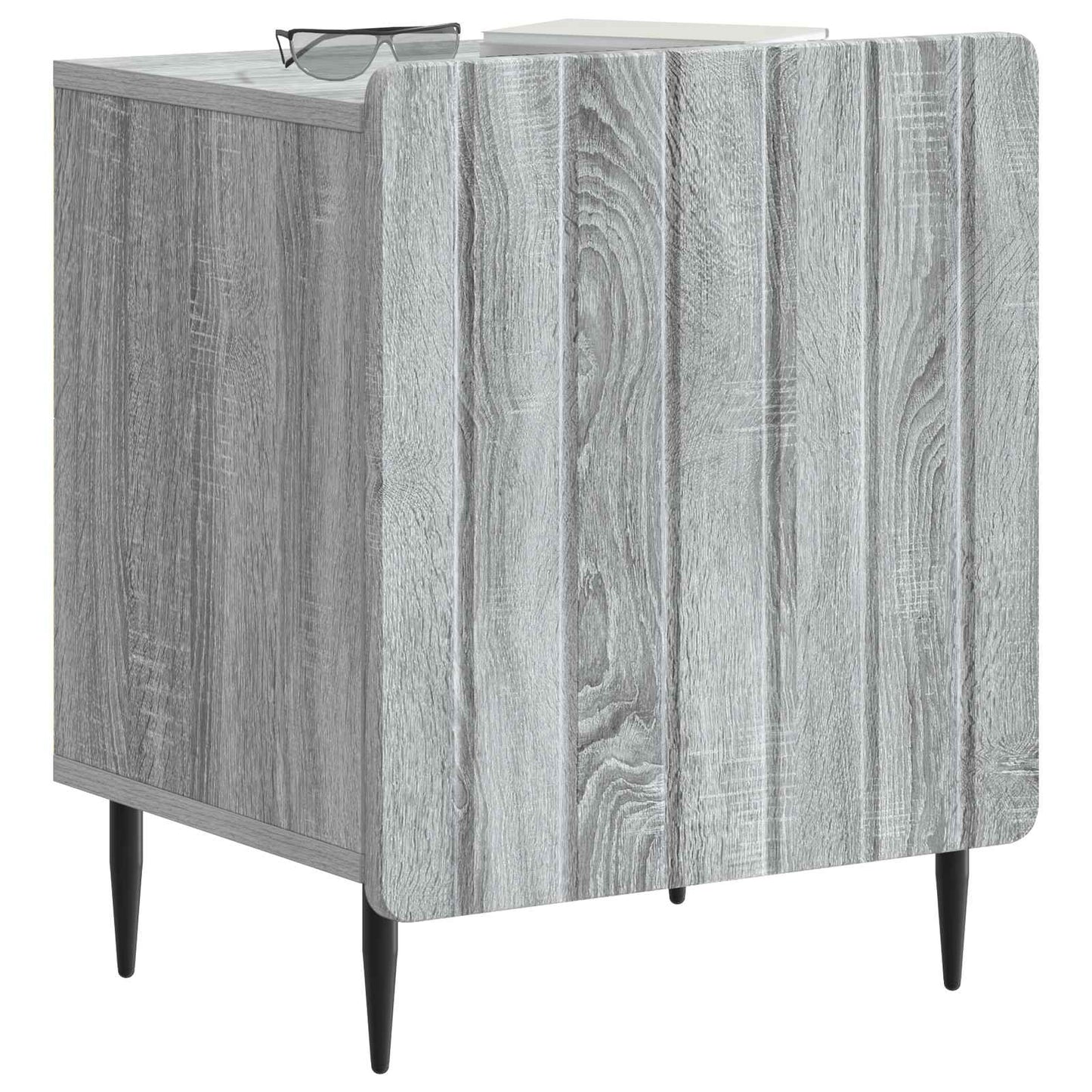 Bedside Cabinet Grey Sonoma 43 x 34.5 x 52 cm Engineered Wood