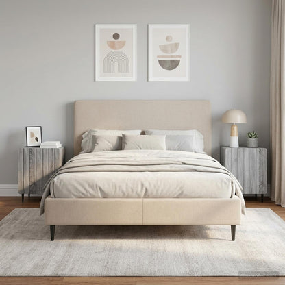 Bedside Cabinet 2 pcs Grey Sonoma 43 x 34.5 x 52 cm