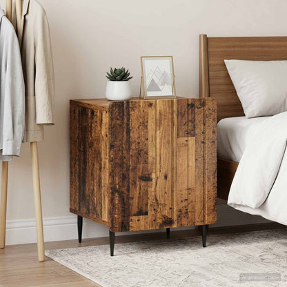Bedside Cabinet 2 pcs Old Wood 43 x 34.5 x 52 cm