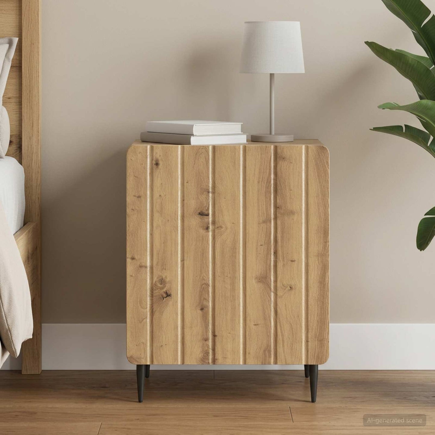 Bedside Cabinet Artisan Oak 43 x 34.5 x 52 cm Engineered Wood