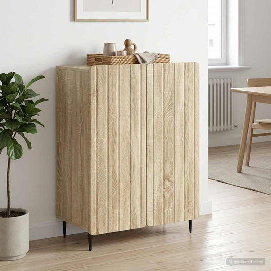 Sideboard Sonoma Oak 66 x 34.5 x 92 cm Engineered Wood