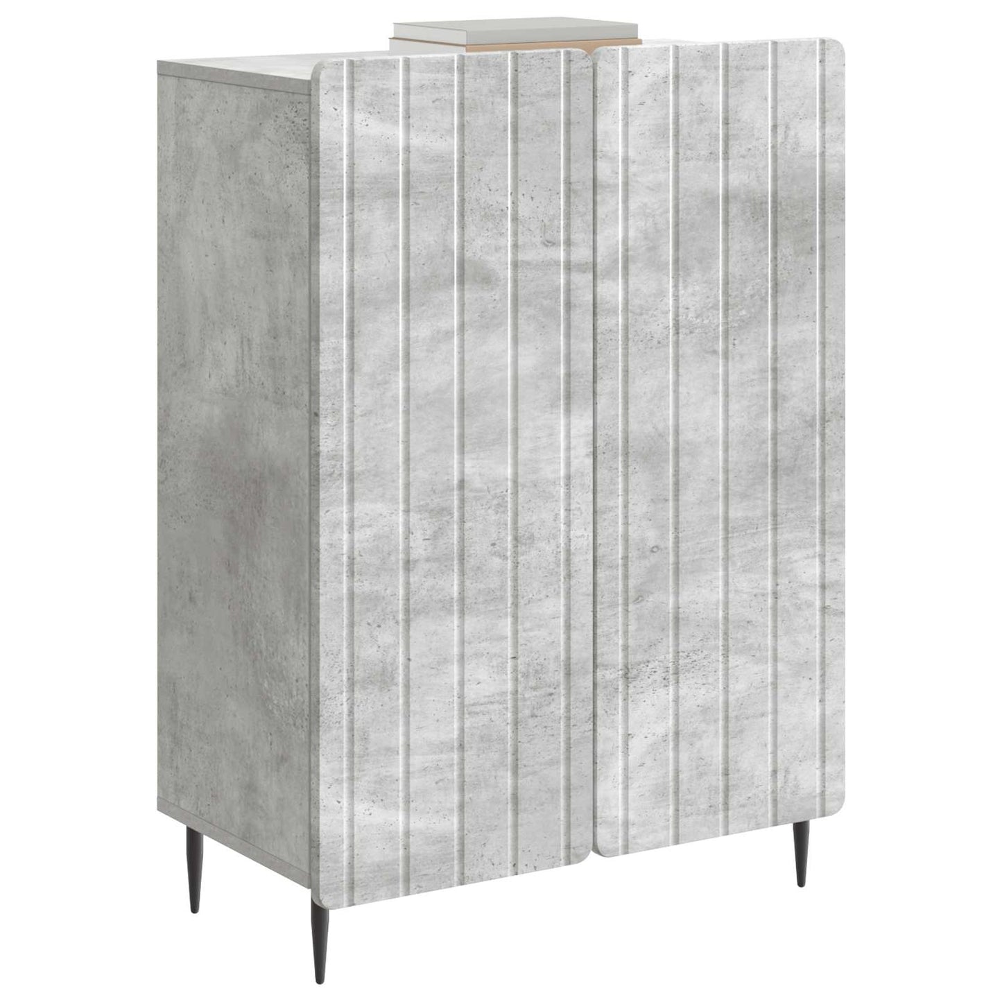 Sideboard Concrete Grey 66 x 34.5 x 92 cm Engineered Wood