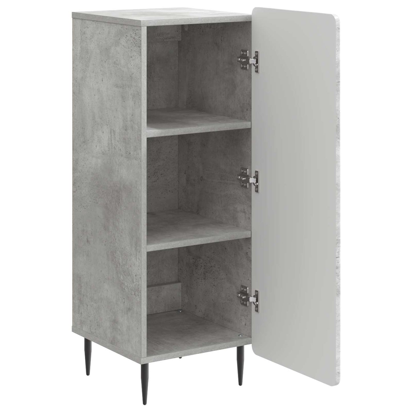 Sideboard Concrete Grey 34.5 x 33 x 92 cm Engineered Wood