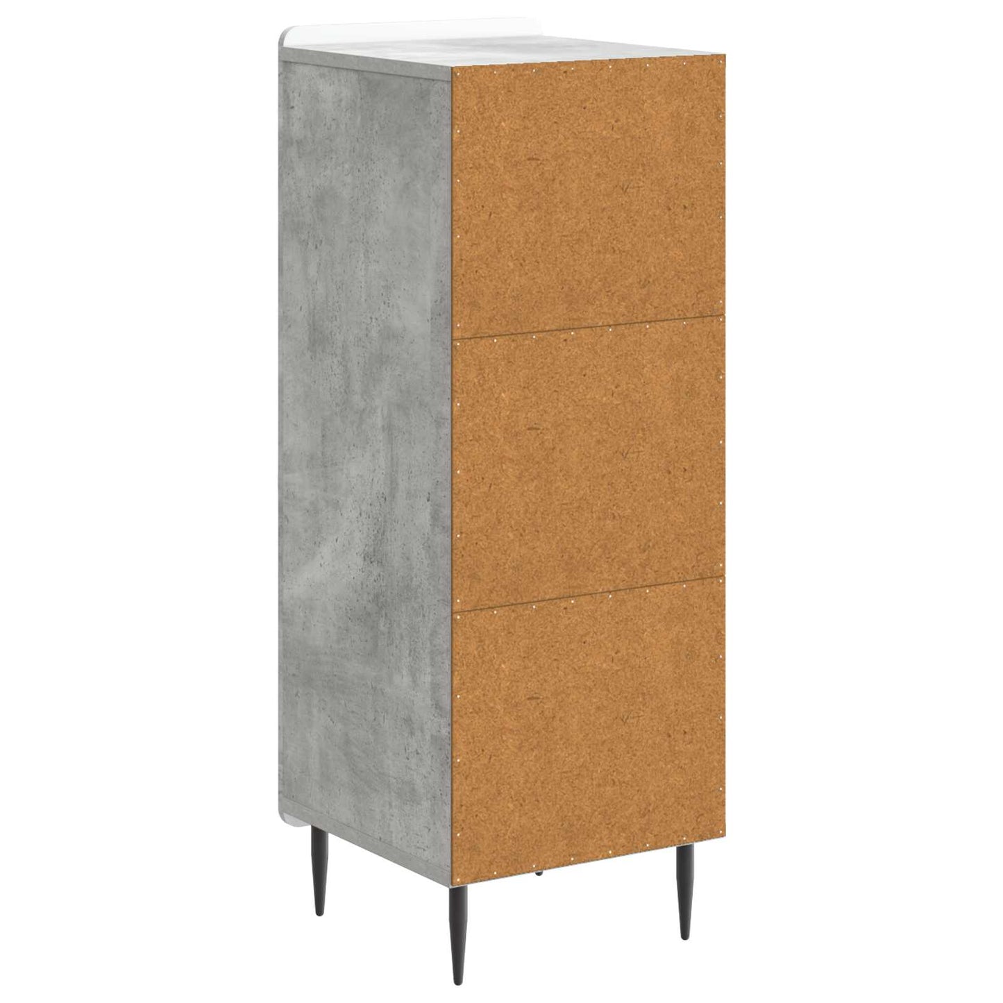 Sideboard Concrete Grey 34.5 x 33 x 92 cm Engineered Wood