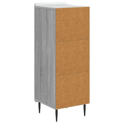 Sideboard Grey Sonoma 34.5 x 33 x 92 cm Engineered Wood