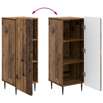 Sideboard Old Wood 34.5 x 33 x 92 cm Engineered Wood