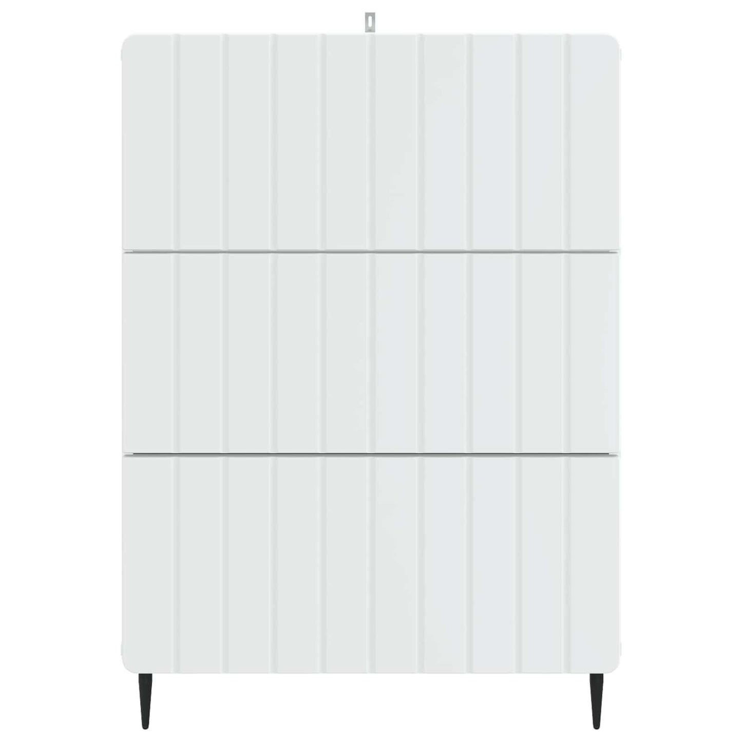 Drawer Cabinet White 66 x 34.5 x 92 cm Engineered Wood