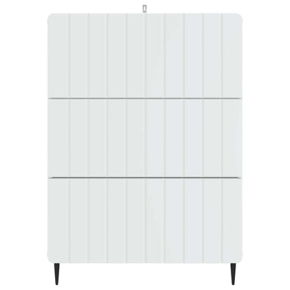 Drawer Cabinet White 66 x 34.5 x 92 cm Engineered Wood