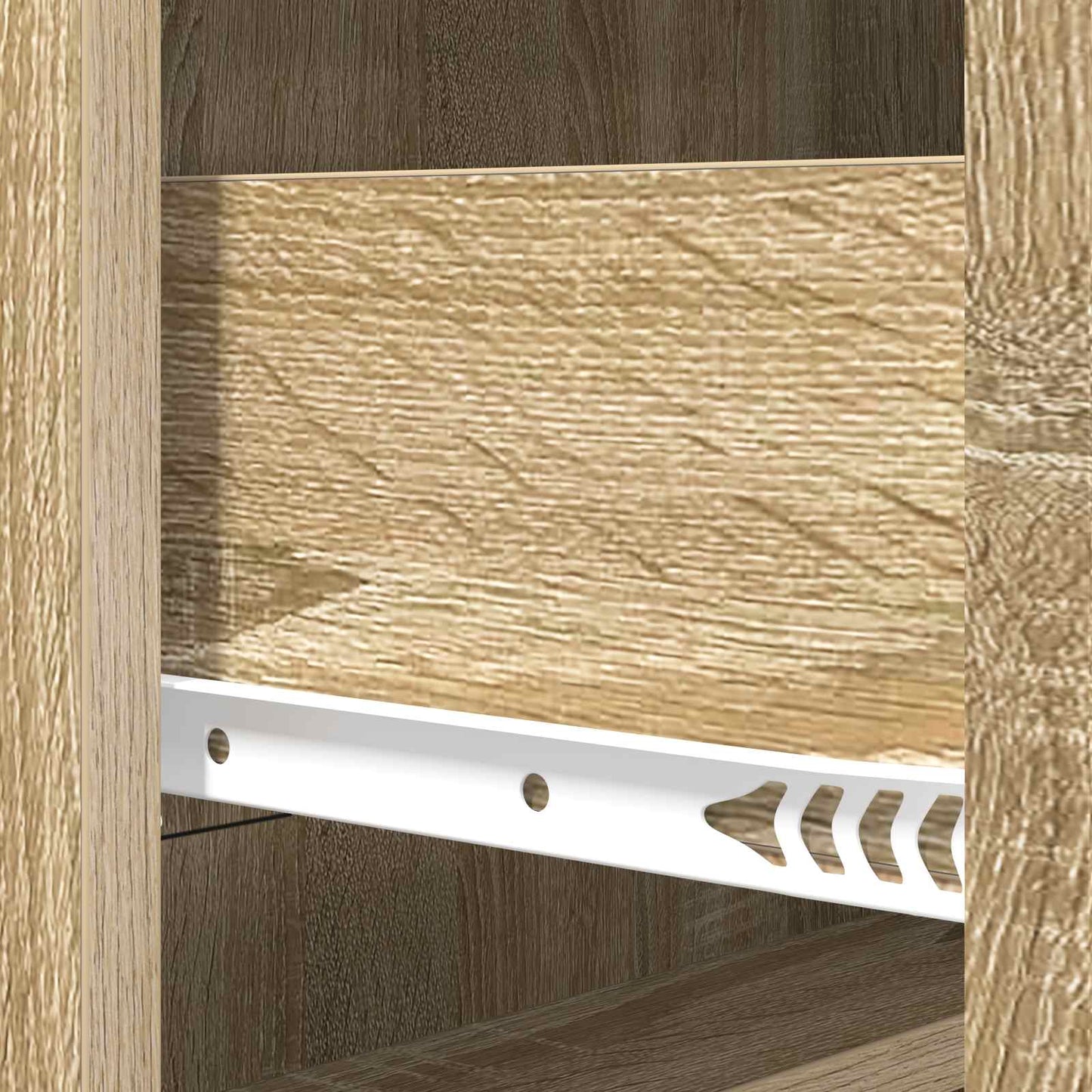 Drawer Cabinet 66 x 34.5 x 92 cm Engineered Wood Sonoma Oak