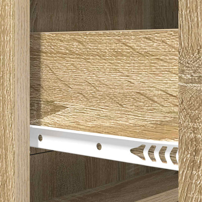 Drawer Cabinet 66 x 34.5 x 92 cm Engineered Wood Sonoma Oak