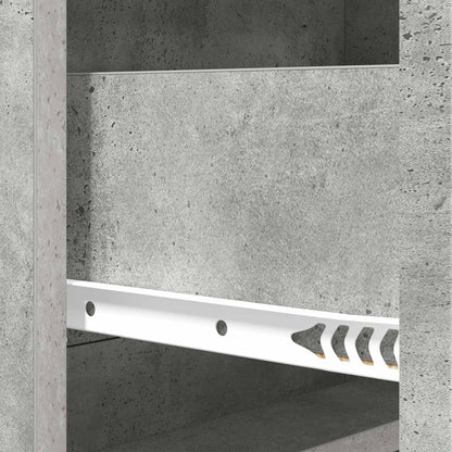 Drawer Cabinet 66 x 34.5 x 92 cm Engineered Wood Concrete Grey