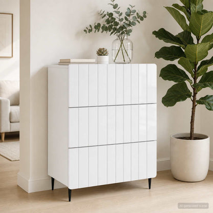 Drawer Cabinet 66 x 34.5 x 92 cm Engineered Wood