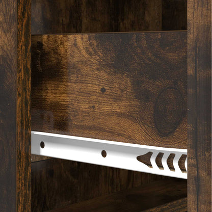 Drawer Cabinet 66 x 34.5 x 92 cm Engineered Wood Smoked Oak